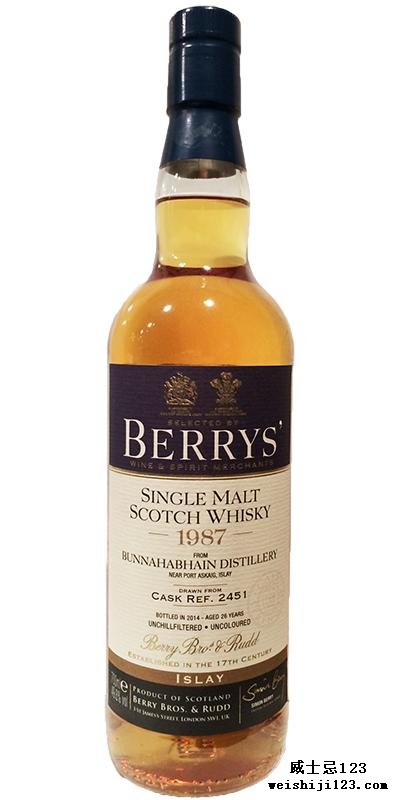 Bunnahabhain 1987 BR