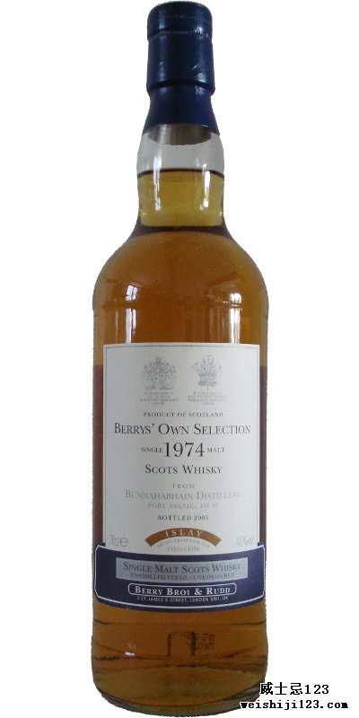 Bunnahabhain 1974 BR