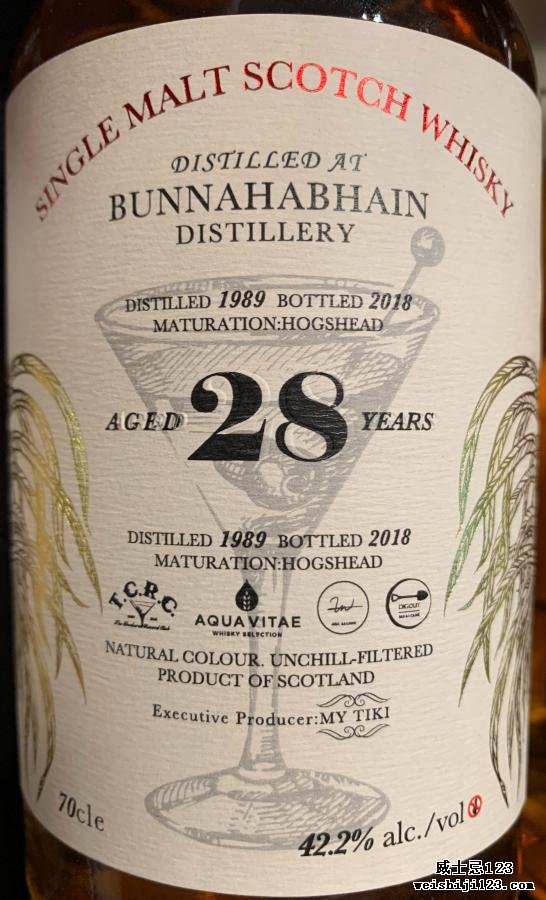 Bunnahabhain 1989 AqV