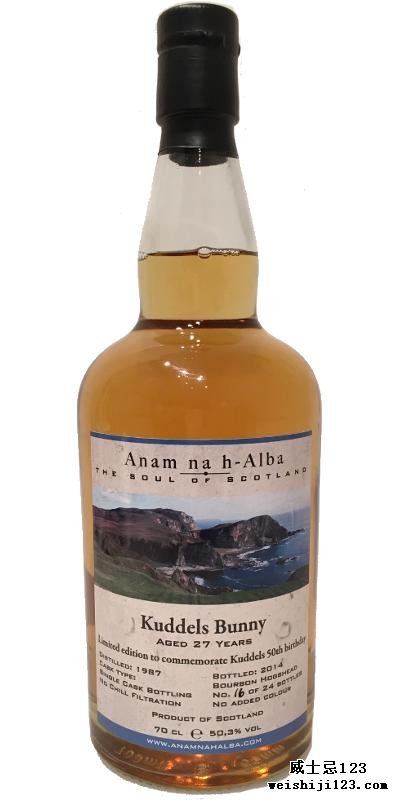 Bunnahabhain 1987 ANHA