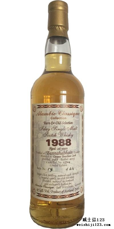 Bunnahabhain 1988 AC