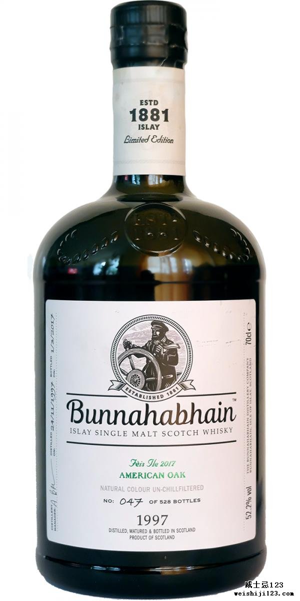 Bunnahabhain 1997