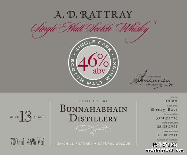 Bunnahabhain 1997 DR