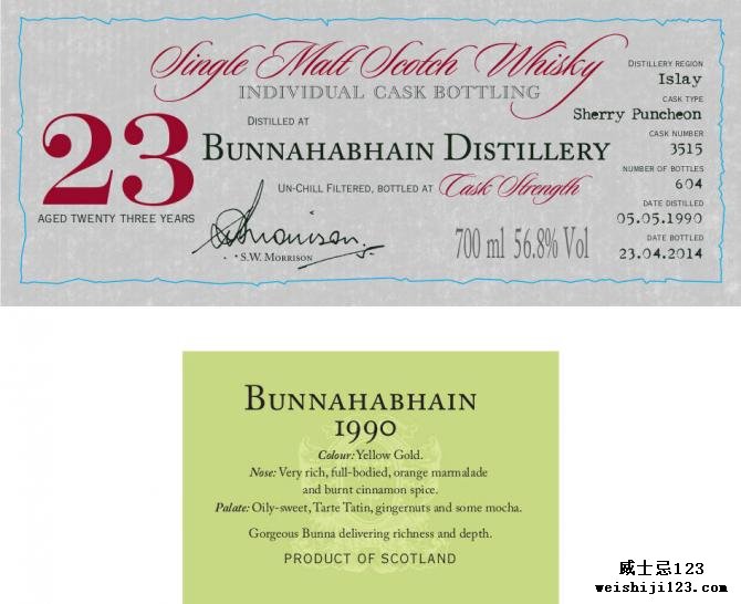 Bunnahabhain 1990 DR