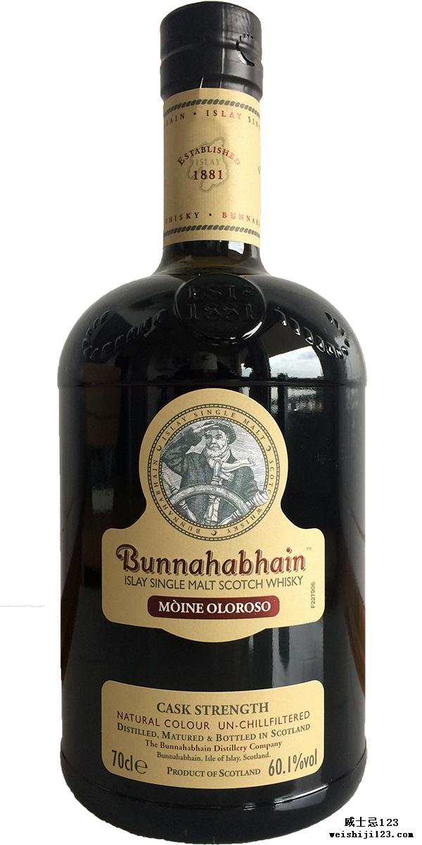 Bunnahabhain Mòine Oloroso