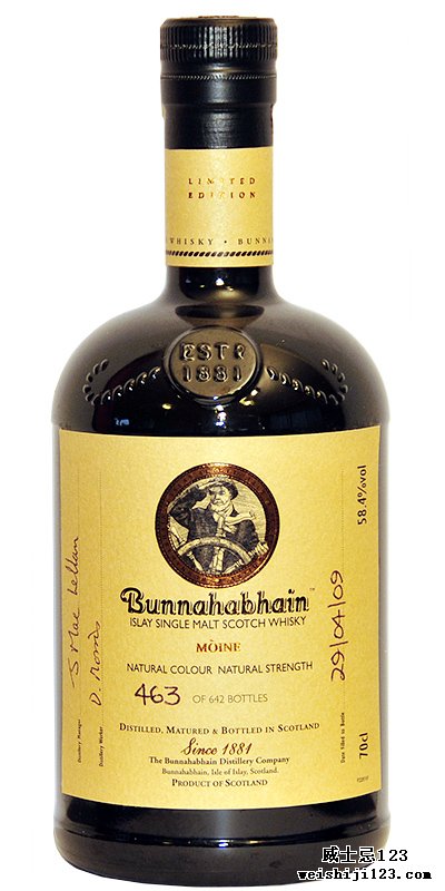 Bunnahabhain Mòine