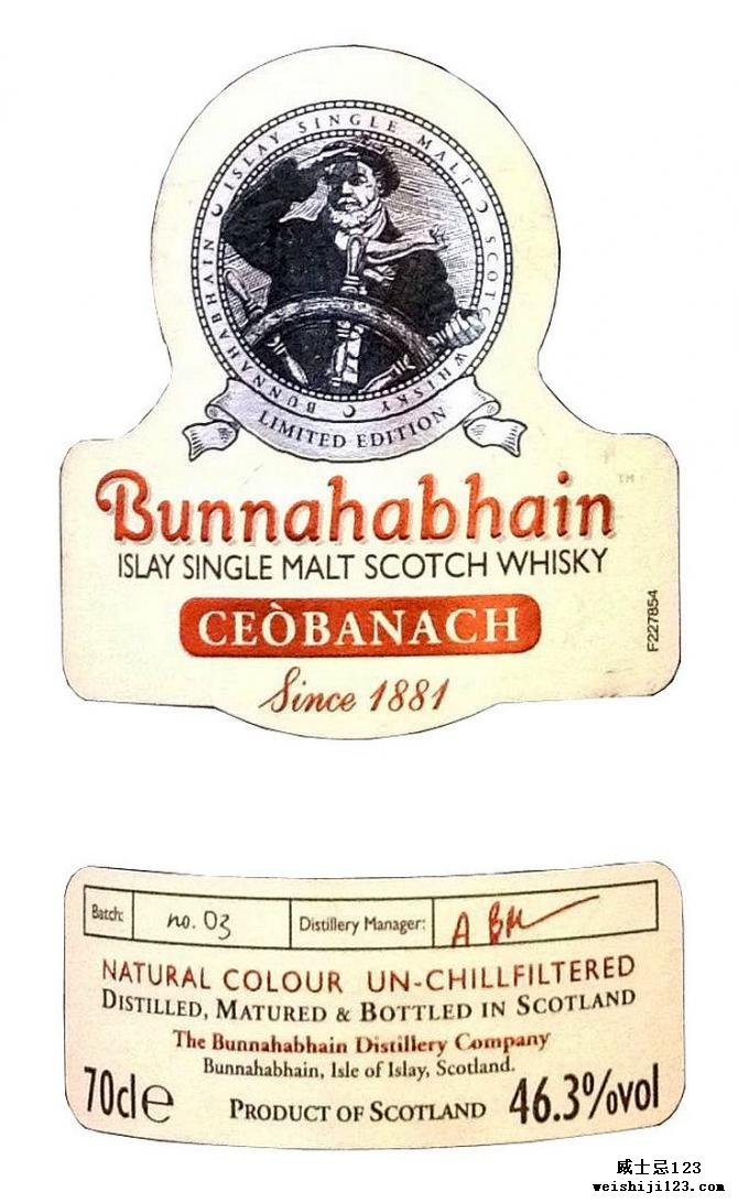 Bunnahabhain Ceòbanach