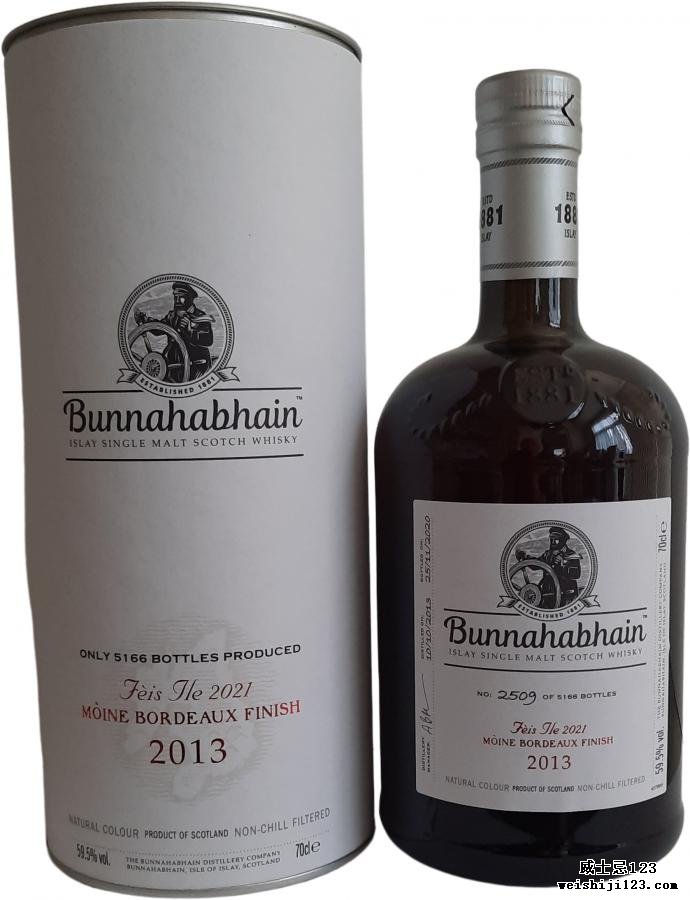 Bunnahabhain 2013 Mòine