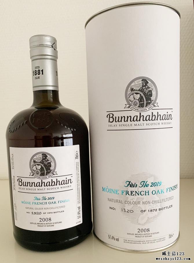 Bunnahabhain 2008 Mòine