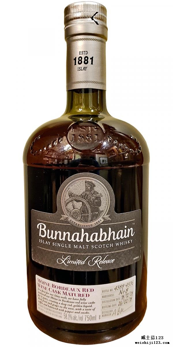 Bunnahabhain 2008