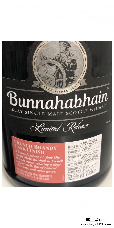 Bunnahabhain 2007