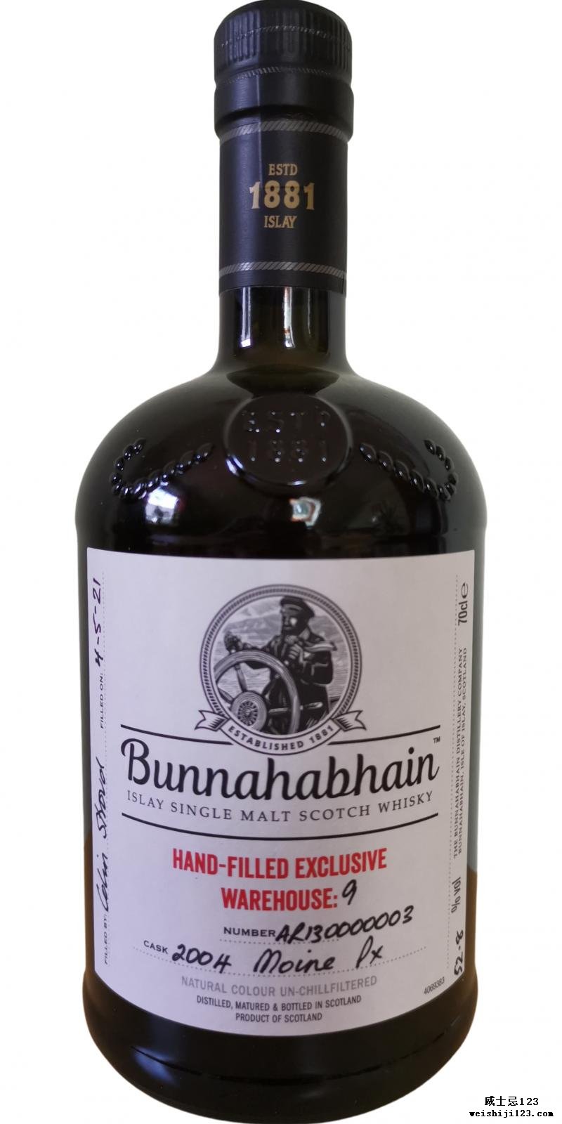 Bunnahabhain 2004 Moine