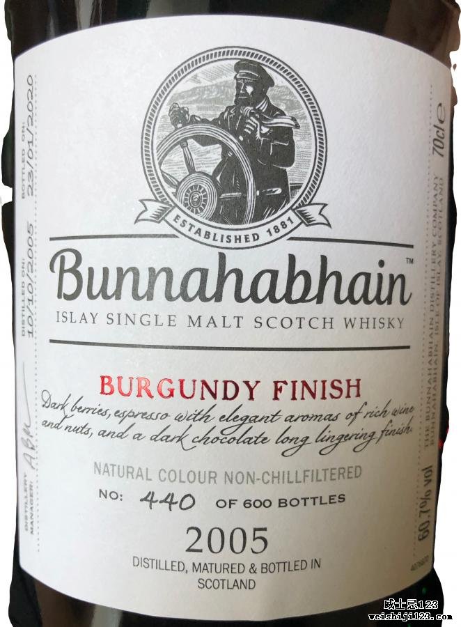 Bunnahabhain 2005