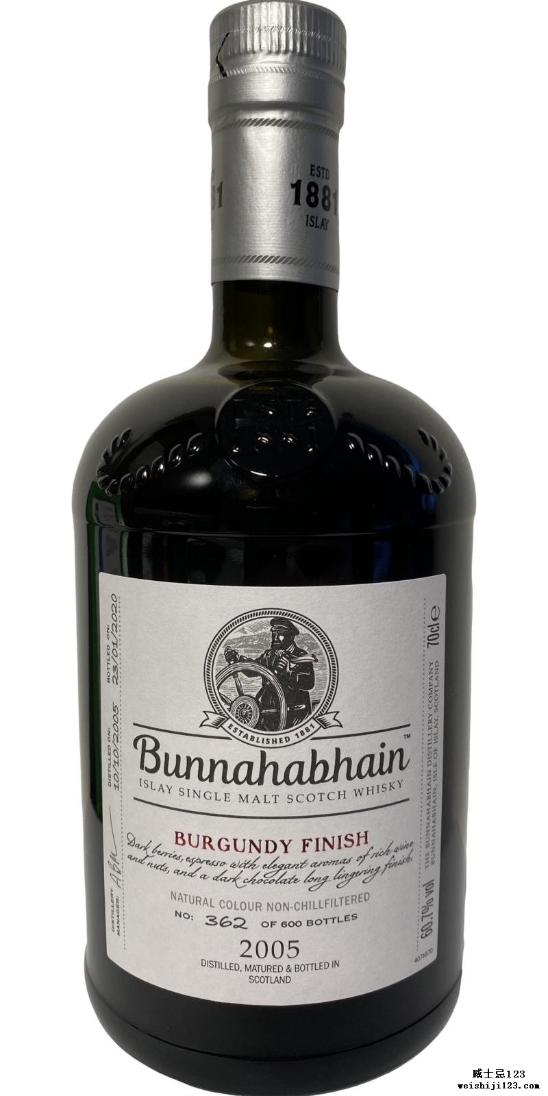 Bunnahabhain 2005