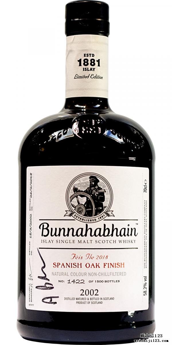 Bunnahabhain 2002