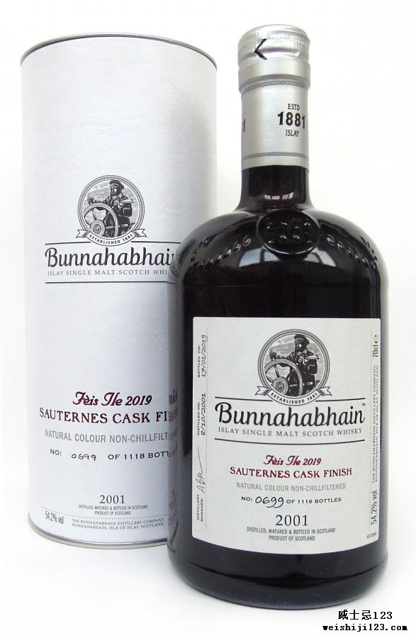 Bunnahabhain 2001