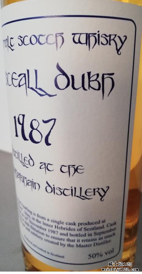 Bunnahabhain 1987 - Baisceall Dubh