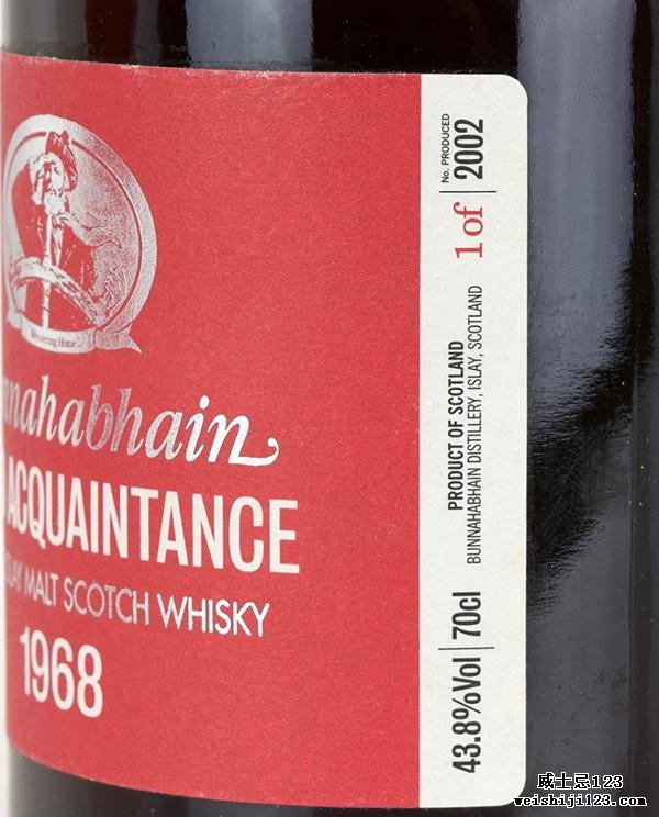 Bunnahabhain 1968