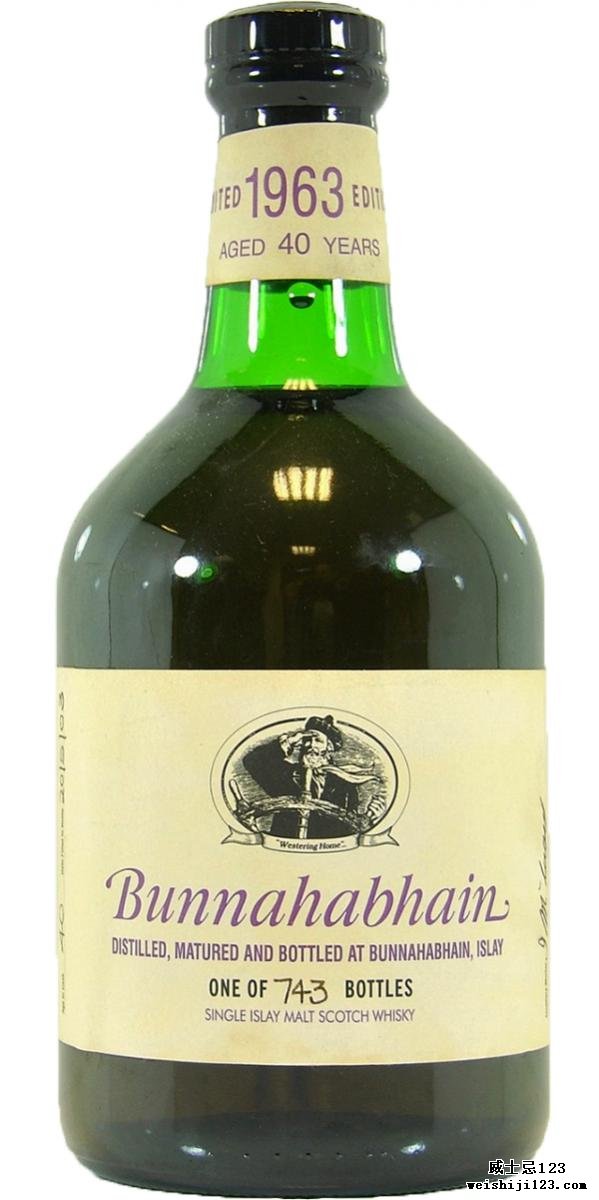 Bunnahabhain 1963