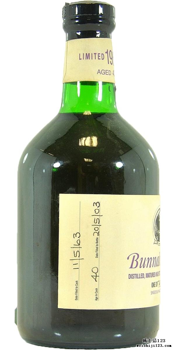 Bunnahabhain 1963