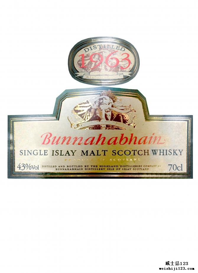 Bunnahabhain 1963