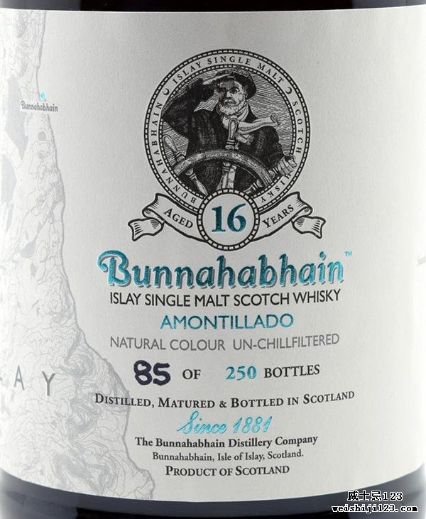 Bunnahabhain 16-year-old - Amontillado