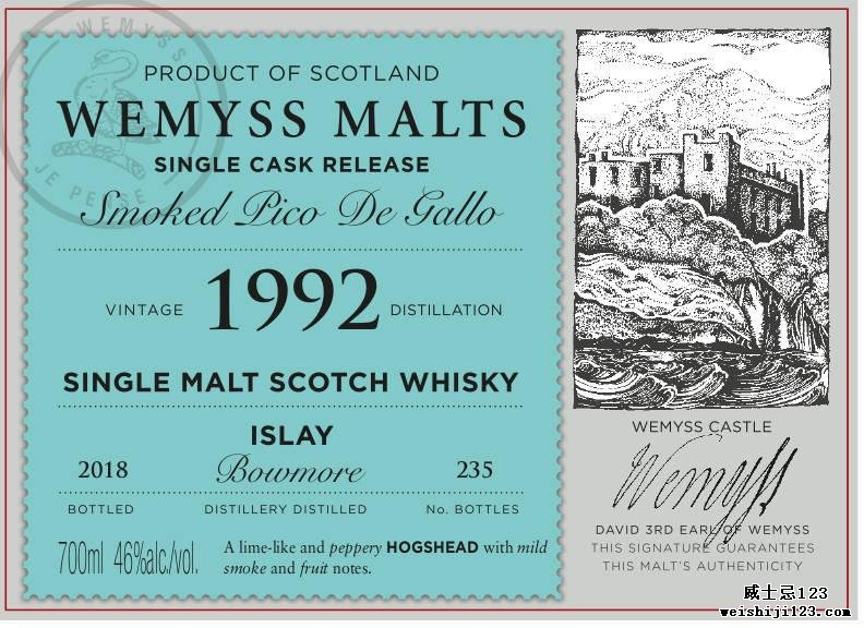 Bowmore 1992 Wy