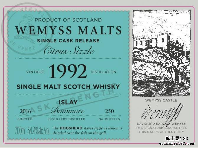 Bowmore 1992 Wy