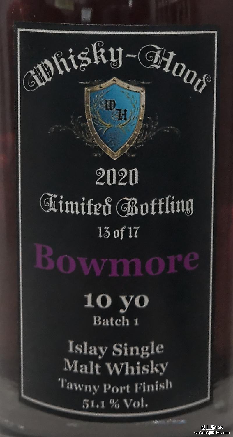 Bowmore 10-year-old WhHd