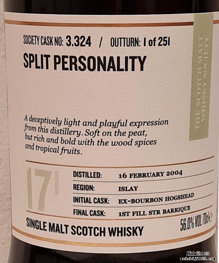 Bowmore 2004 SMWS 3.324