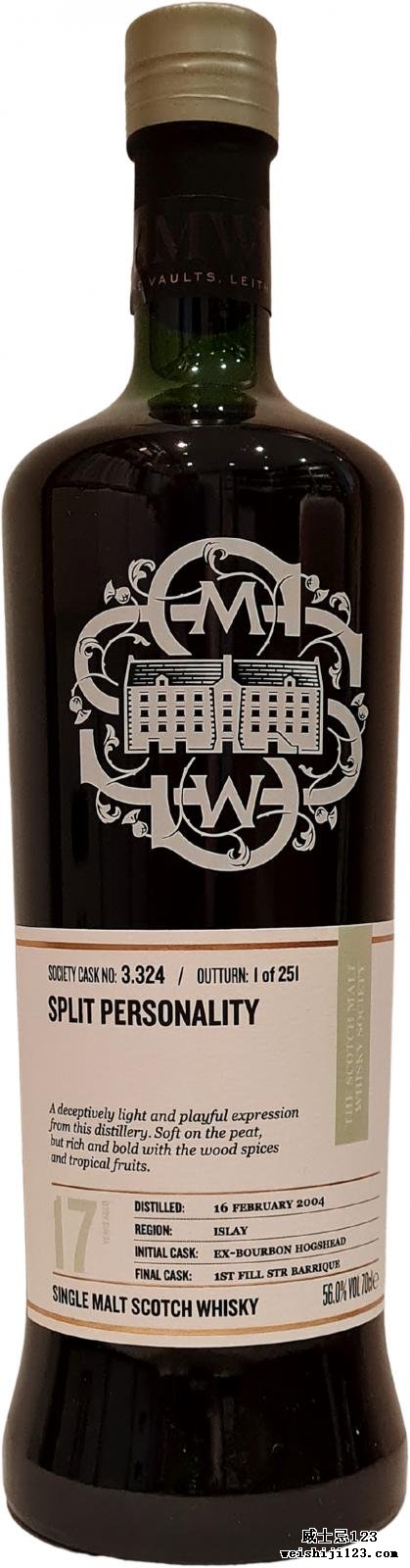 Bowmore 2004 SMWS 3.324