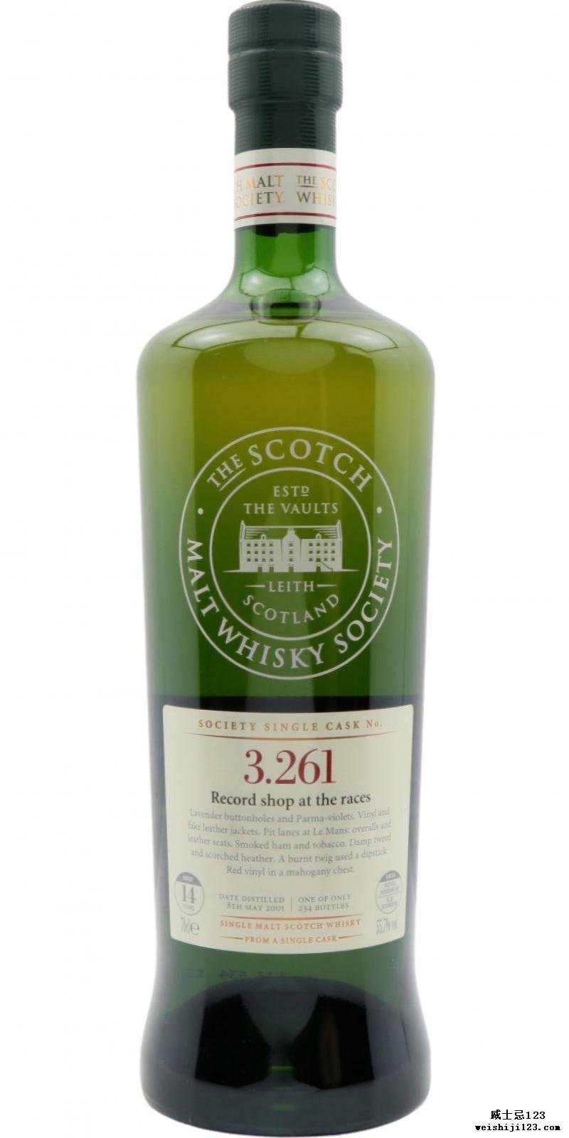 Bowmore 2001 SMWS 3.261