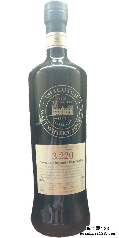 Bowmore 2000 SMWS 3.220