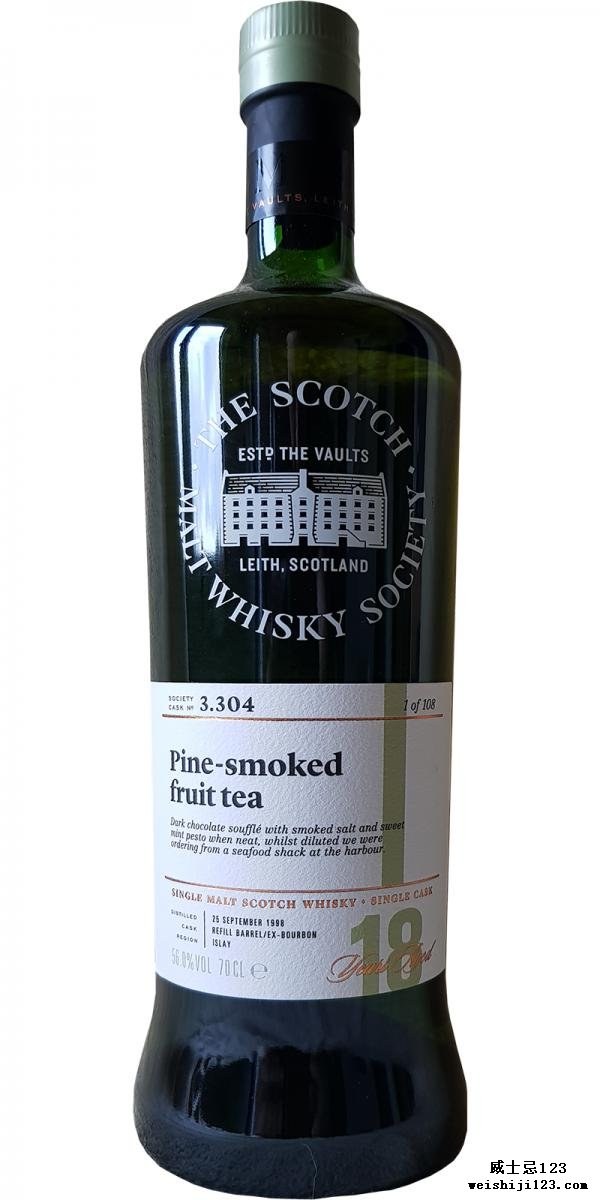 Bowmore 1998 SMWS 3.304