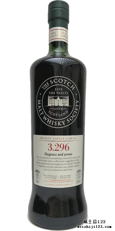 Bowmore 1997 SMWS 3.296