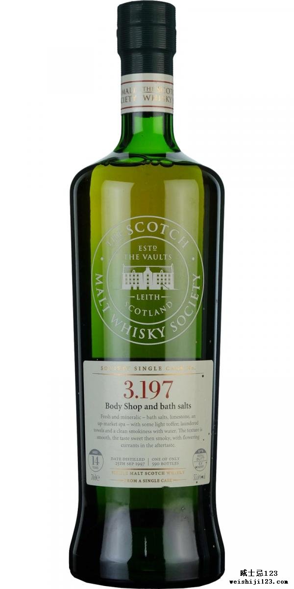 Bowmore 1997 SMWS 3.197