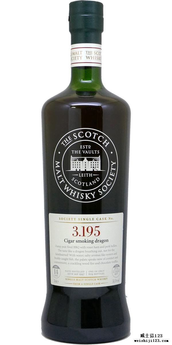 Bowmore 1997 SMWS 3.195