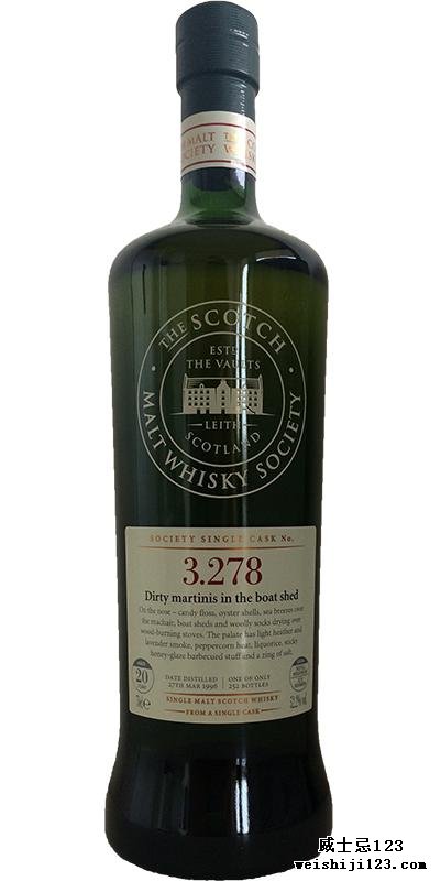 Bowmore 1996 SMWS 3.278