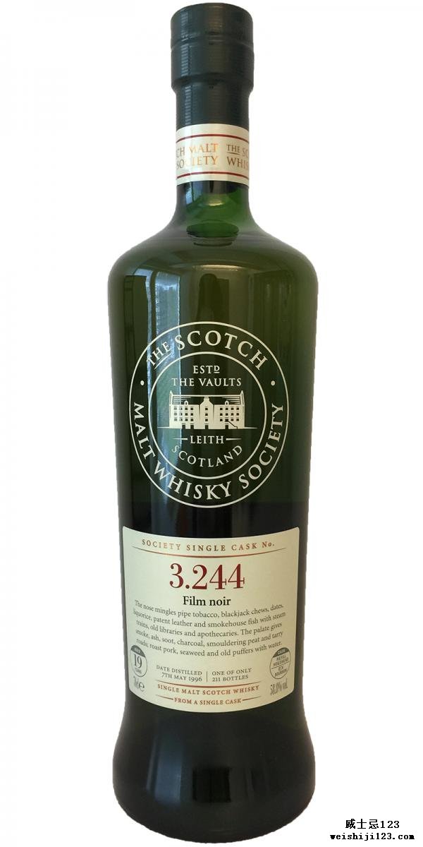 Bowmore 1996 SMWS 3.244