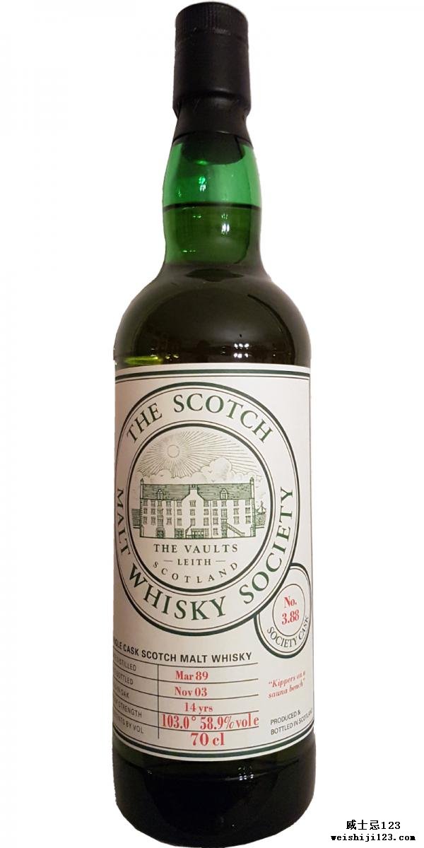 Bowmore 1989 SMWS 3.88