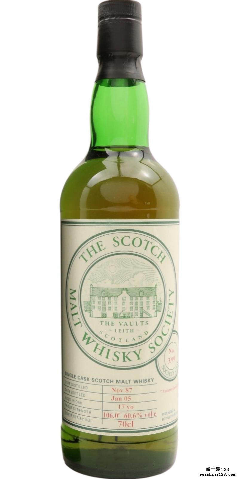 Bowmore 1987 SMWS 3.99