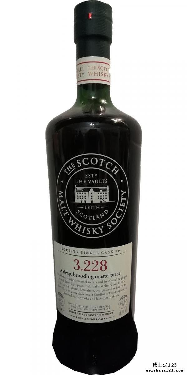 Bowmore 1987 SMWS 3.228