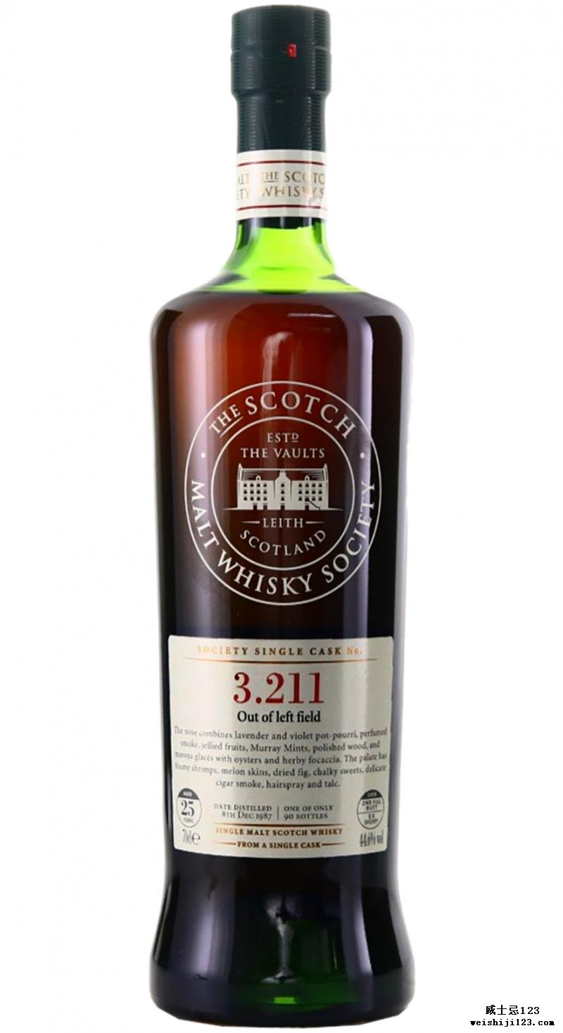 Bowmore 1987 SMWS 3.211