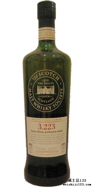 Bowmore 1989 SMWS 3.223