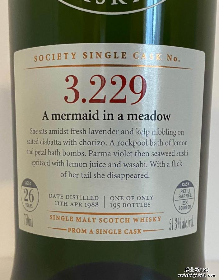 Bowmore 1988 SMWS 3.229