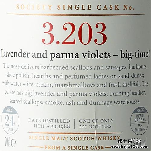 Bowmore 1988 SMWS 3.203