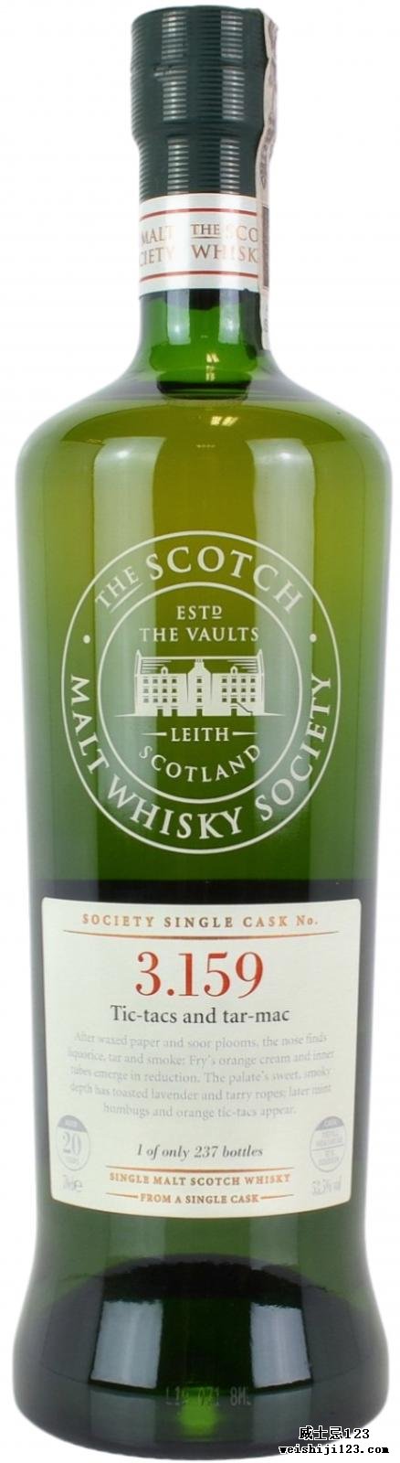 Bowmore 1988 SMWS 3.159