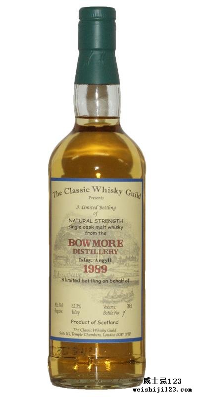 Bowmore 1989 CWG