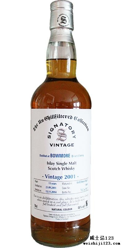 Bowmore 2001 SV