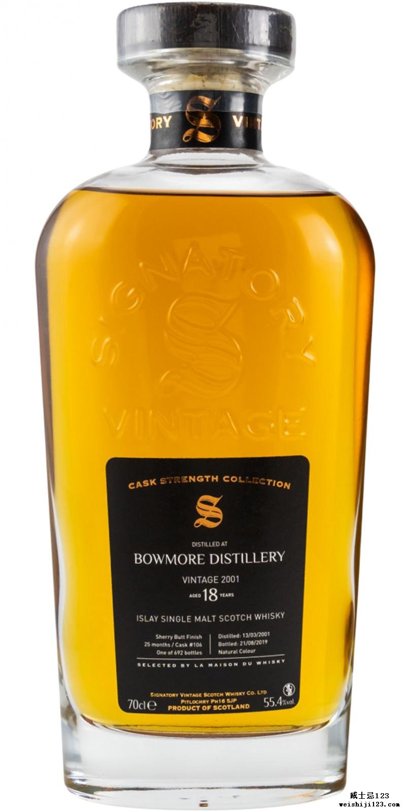 Bowmore 2001 SV